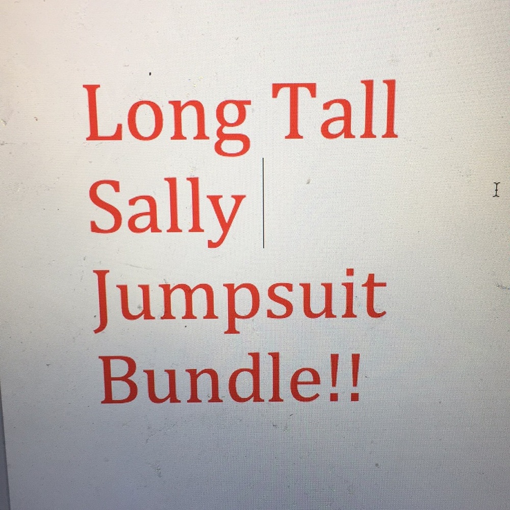 Tall women’s jumpsuits bundle!! !!!